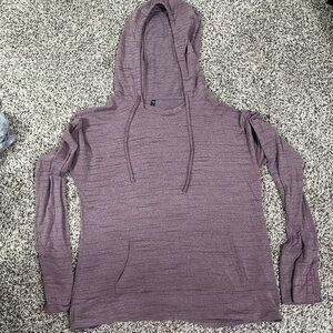 Kohl women size small very soft, light weight hoodie, heathered  maroon